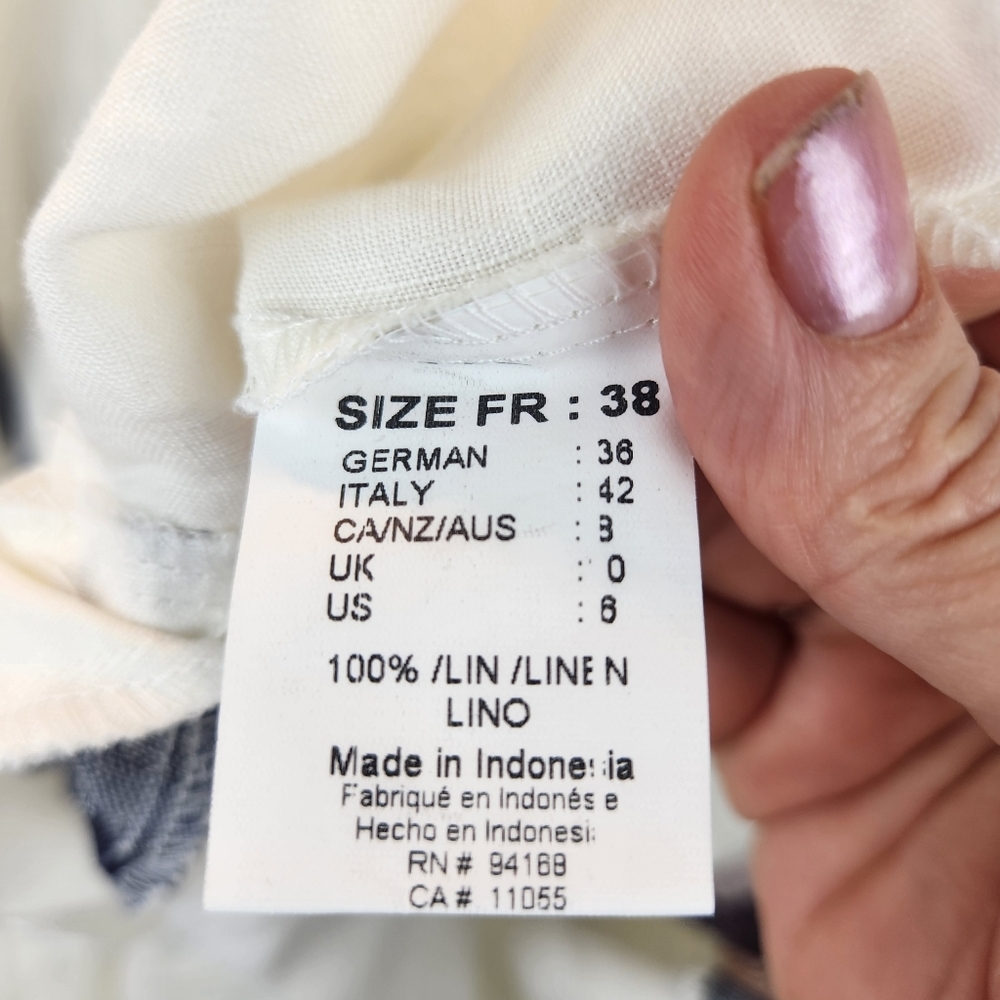 ANIMALE linen dress with pockets size 6 in EUC - Picture 4 of 8